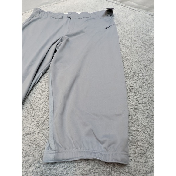 Nike Vapor Select High "Knicker" Baseball Pants Grey/Black Piping Mens Size 3XL. - Picture 2 of 15